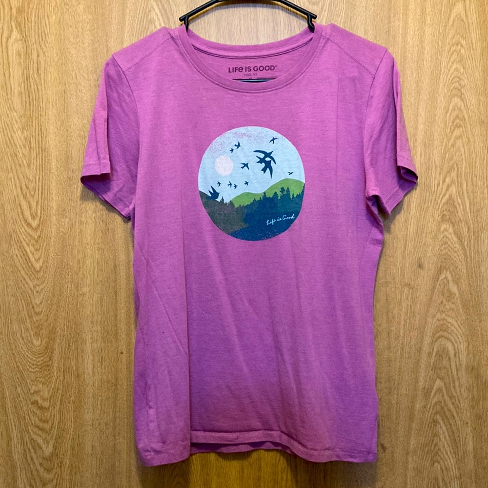 Purple Graphic T-shirt